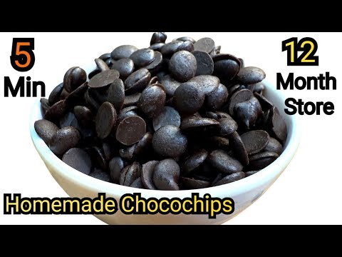 सोप्या टिप्स सह Chocochips Recipe | Double Boiling Method पूर्ण explained | Homemade Chocochips 