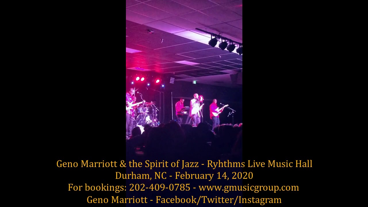 Promotional video thumbnail 1 for Geno Marriott & the Spirit of Jazz