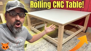 Building a HUGE Rolling table for the FoxAlien CL-4x4 Flagship Machine!