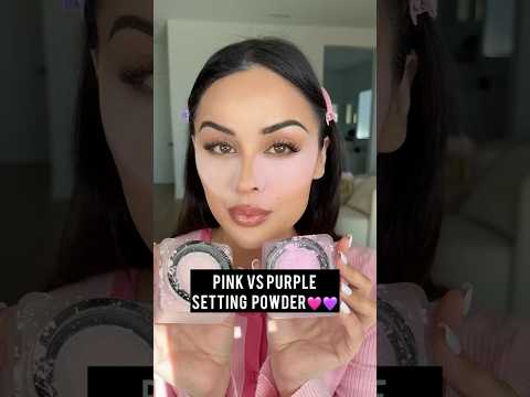 Purple Vs Pink Setting Powder?!💕💜 l Christen Dominique
