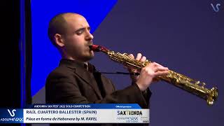 Raul Cuartero Ballester - Piece en forme de Habanera by M. Ravel