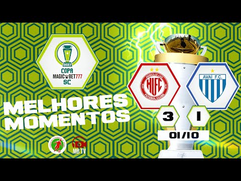 HERCÍLIO LUZ 3 X 1 AVAÍ - MELHORES MOMENTOS - 5º RODADA - COPA MAGICBET777 SC 2023