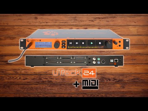 Cymatic Audio uTrack 24 24-Channel Recorder / USB Audio Interface + MIDI Relay + DB25 playback rig image 15