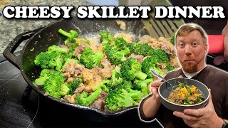 Creamy Cheeseburger and Broccoli Skillet – The Ultimate One-Pan Weeknight Dinner