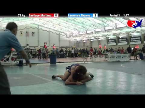 Santiago Martinez vs. Lawrence Thomas at 2013 ASICS University Nationals - FS