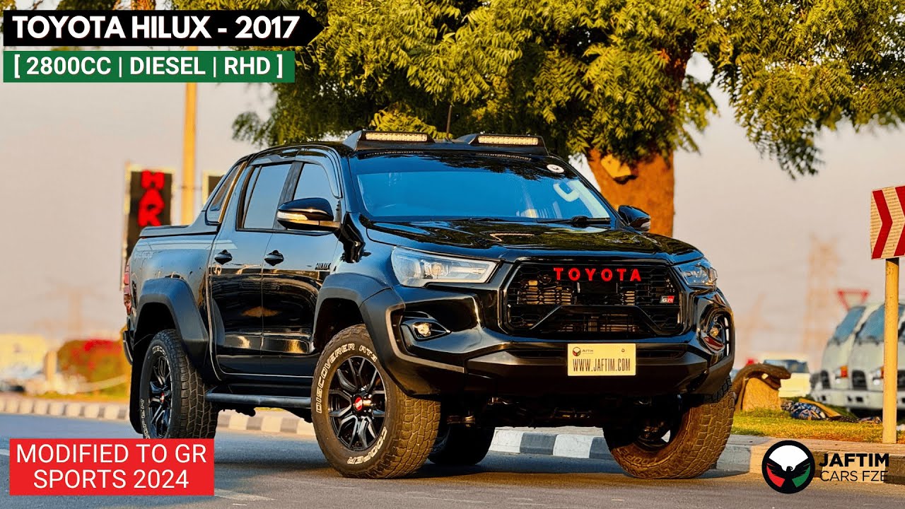 Toyota Hilux MODIFIED TO GR SPORTS 2024 | 2.8L DIESEL ENGINE | RHD video