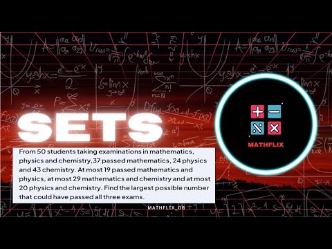 B16_From 50 students taking examination in mathematics, physics and chemistry, 37 passed