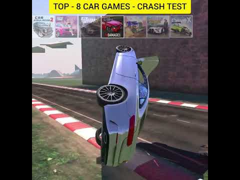 Top 8 Car Games 😱 Crash Physics? #carsimulator2 #carparkingmultiplayer #drivex #otr #carcrash #bmw