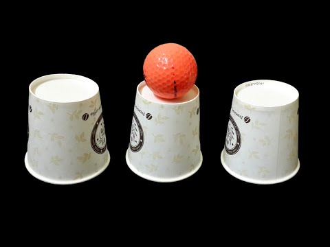 Amazing Magic Trick with Cups
