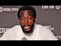 Terence Crawford on Errol Spence Jr underestimating him! Saying he has glass shield for chin & more!