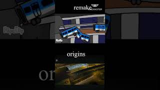 Download lagu #shorts  MTR  train crash  origins & remake mp3