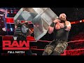 FULL MATCH Roman Reigns Vs Braun Strowman Last Man Standing Match Raw Aug 7 2017