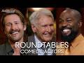 Glen Powell Harrison Ford Owen Wilson Riz Ahmed More At The THR Comedy Actor Roundtable