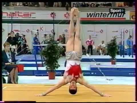 Alexander JELTKOV (CAN) floor - 2003 Swiss Cup
