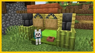 【マイクラ】新しい素材を使ったペットハウスづくり　ぐりほんマイクラ　＃１１９２