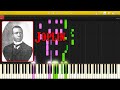 Scott Joplin - Great Crush Collision March (1896) [Synthesia Piano Tutorial]