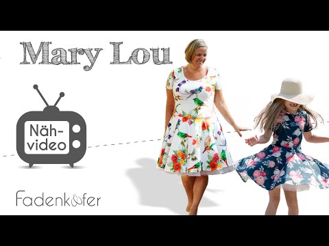 Nähanleitung Kleid Mary Lou für Damen und Kinder