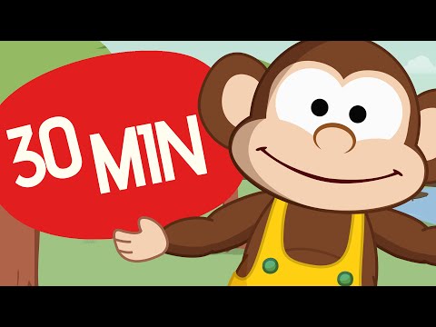 5 little monkeys and more | monkeys | Nursery Rhymes | Toobys