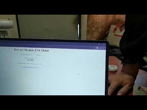 PROYECTO FINAL. Modulo ethernet ENC28J60 Funcionando