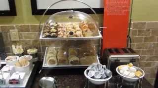 preview picture of video 'Hampton Inn Suites New Hartford Utica NY Breakfast Buffet'