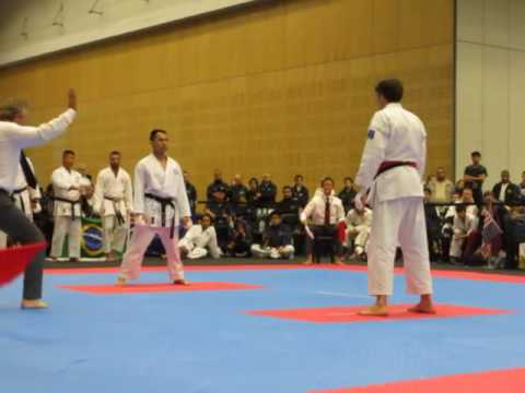 ISKF World Shoto Cup 2016 Kumite. Jihone vs Australia