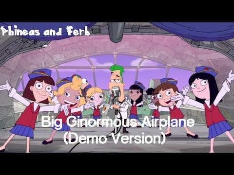 Phineas And Ferb - Big Ginormous Airplane - Misc Cartoons