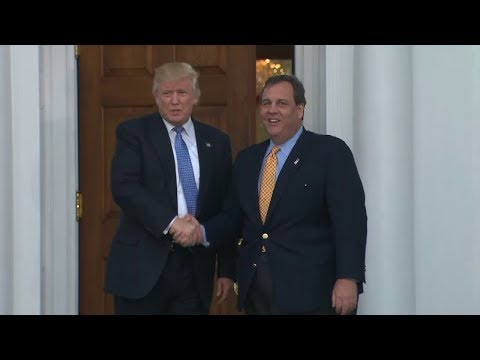 NJ Former Governor Chris Christie Meets With President Trump