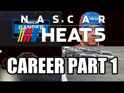 AMAZING DAYTONA FINISH! | NASCAR HEAT 5 | Career Part 1