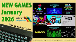 New ZX Spectrum games from January 2026