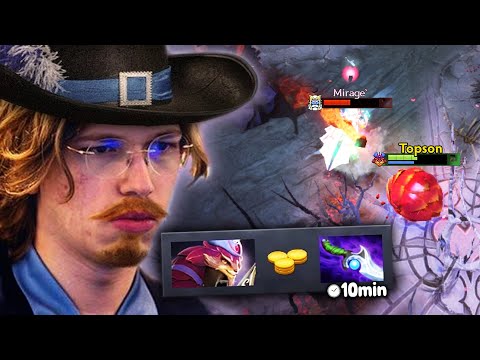 How Topson destroyed this PRO ZEUS on mid...