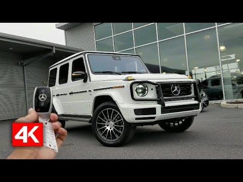 2019 MERCEDES G WAGON 550 AMG LINE/ EXHAUST SOUND/ RED INTERIOR/ G550 IN DEPTH WALKAROUND