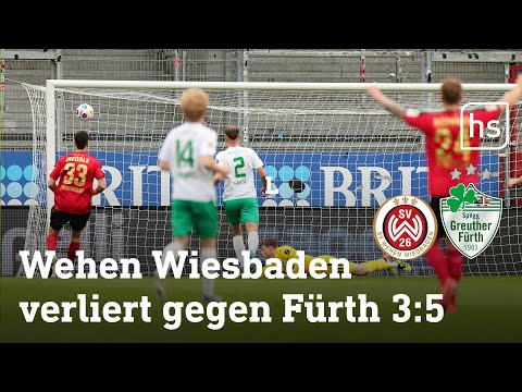 Highlights: Wehen Wiesbaden – Greuther Fürth (3:5) | 2. Bundesliga | hessenschau
