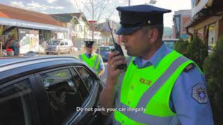 Parkimi ilegal në Shtime