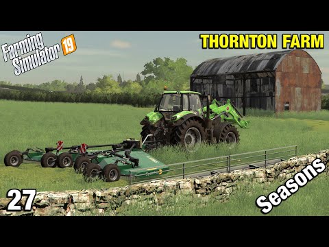 BUYING THE HORSE PADDOCK Thornton Farm Timelapse - FS19 Ep 27