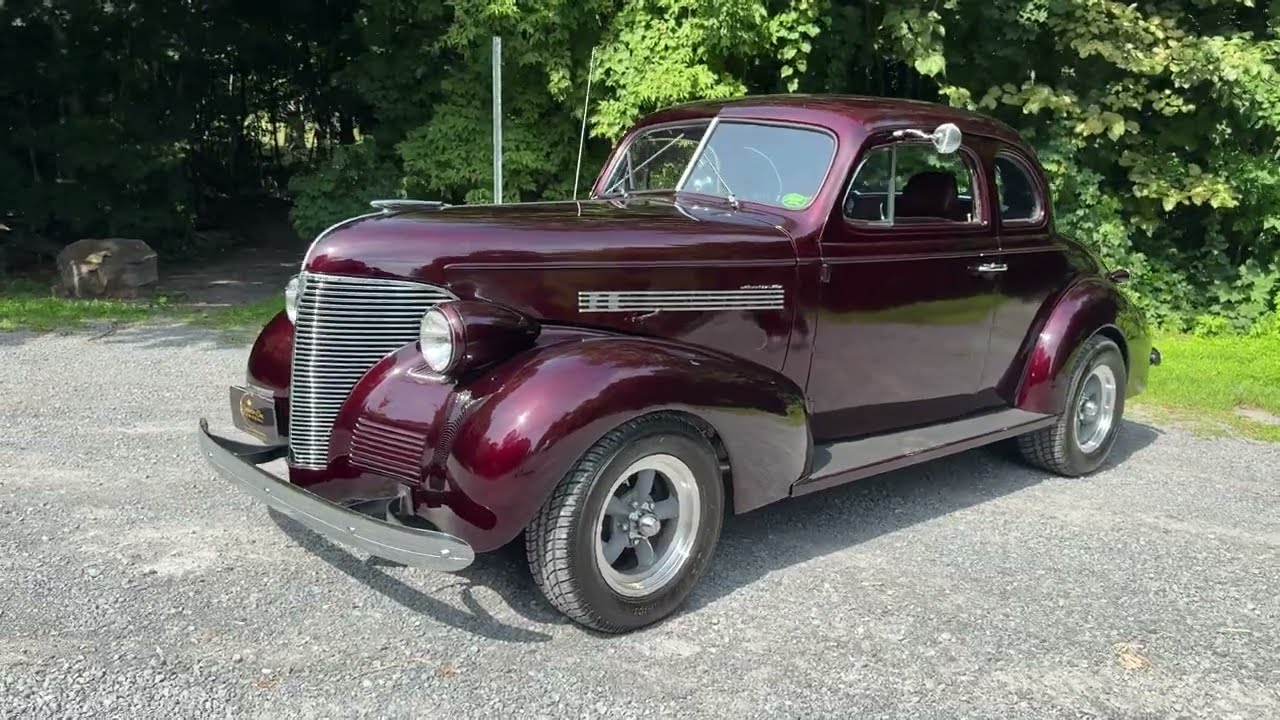 **SOLD on the CCC Buy-It-Now Lot** 1939 Chevrolet Master 85 Coupe Restored, Modified, Inspected $40,000