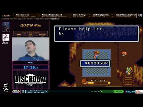 Secret of Mana en 2:49:52 (Any% 1 Player 1 Controller) [SGDQ2020]