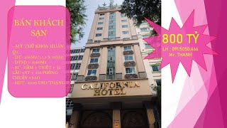 BÁN KHÁCH SẠN MT THỦ KHOA QUÂN . Quận 1