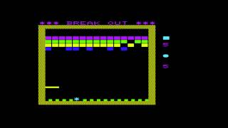 Break Out (Anirog) for the Commodore VIC-20 / Commodore VC-20