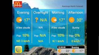 The Weather Network Emulation - Kamloops Local Forecast