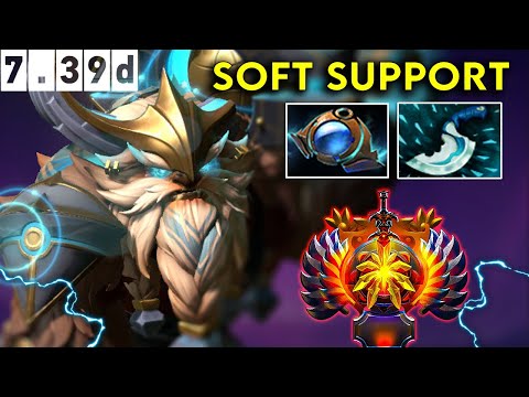 Earthshaker Immortal Soft Support - Dota 2 Patch 7.39d Pro Pub Gameplay