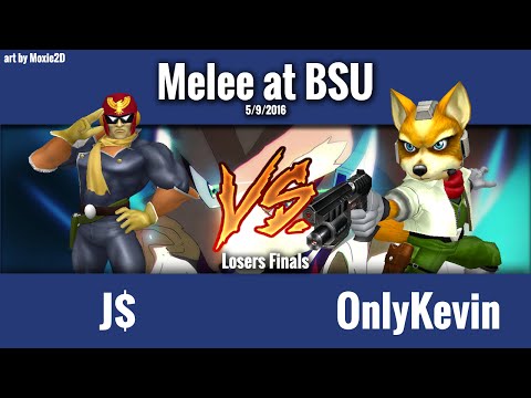 Melee at BSU 1: J$ (Falcon) vs. OnlyKevin (Fox) - Losers Finals