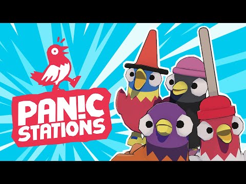 PANIC STATIONS! 🐦 A brand new game studio run by pigeons!