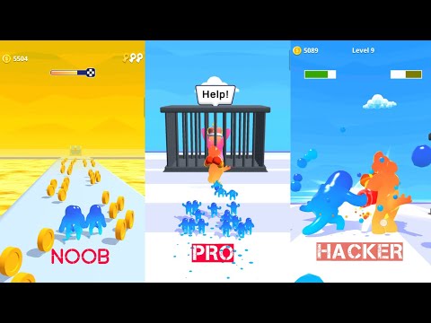 Jelly runner 3D - Gameplay videoes