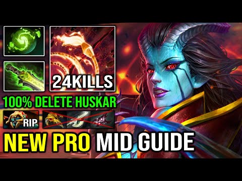 How to 100% DELETE Pro Huskar From Mid with Instant 1 Shot Nonstop Godlike Magical Burst QOP Dota 2