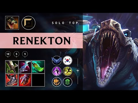 Renekton Top vs Aatrox - KR Diamond Patch 25.24
