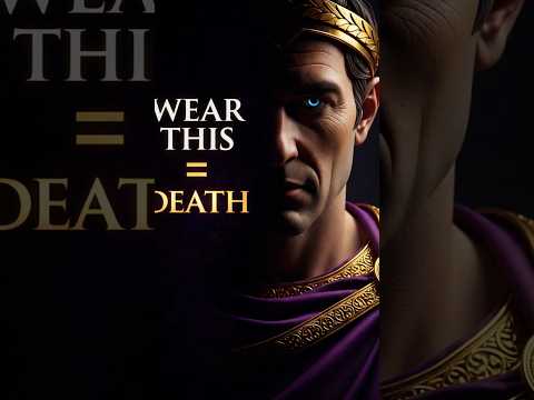 The COLOR That Could Get You EXECUTED #ancientrome