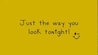 Glee - The Way You Look Tonight &amp; You&#39;re Never Fully Fressed Without A Smile (Lyrics)