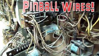 Working Through The Wiring Is Tough on These Old E.M. Pinball Machines!  Williams Aztec Repair