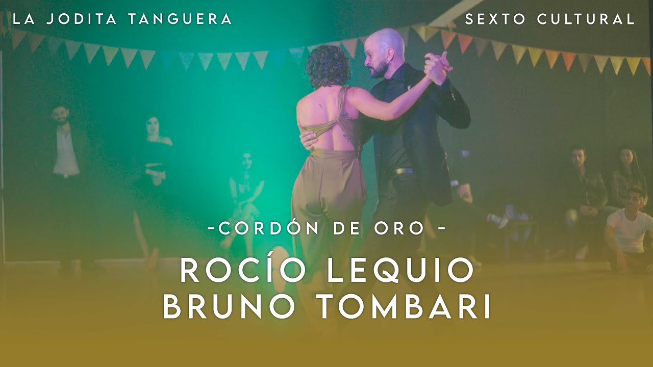 Video thumbnail for ROCÍO LEQUIO & BRUNO TOMBARI -CORDÓN DE ORO , EN LA JODITA TANGUERA