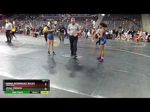 106 Lbs Cons. Round 1 - Naima Rodriguez Boles, Team Texas Vs Myah French, Team Utah A2d7